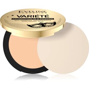 Eveline Cosmetics Variété mineral compact powder with applicator shade 02 Natural 8 g