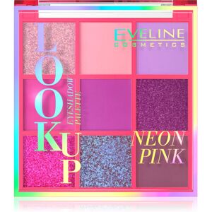 Eveline Cosmetics Look Up Neon Pink Eyeshadow Palette 10,8 g