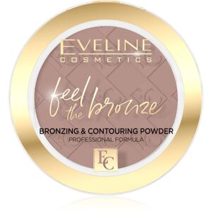 Eveline Cosmetics Feel The Bronze bronzing and contouring powder shade 01 Milky Way 4 g