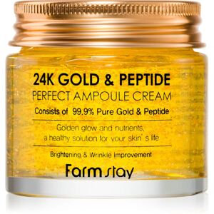 Farmstay 24K Gold & Peptide Perfect Ampoule Cream moisturising cream with anti-ageing effect 80 ml