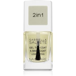 Gabriella Salvete Nail Care Top & Base Coat base and top coat nail polish with gel consistency 11 ml
