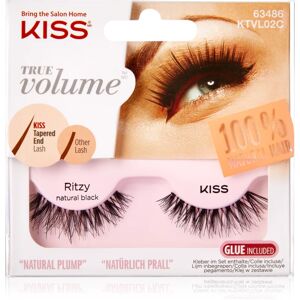 Kiss True Volume Ritzy false eyelashes Natural Black 2 pc