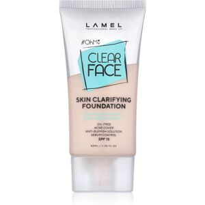 LAMEL OhMy Clear Face full coverage foundation for problem and oily skin shade 401 40 ml