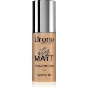 Lirene City Matt mattifying liquid foundation with smoothing effect shade 205 Sand 30 ml