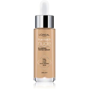 L’Oréal Paris True Match Nude Plumping Tinted Serum serum to even out skin tone shade 2-3 Light 30 ml