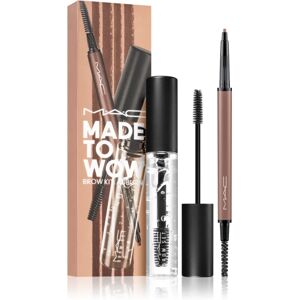 MAC Cosmetics Made To Wow Brow Kit gift set Auburn(for eyebrows) shade