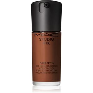 MAC Cosmetics Studio Fix Fluid SPF 15 24HR Matte Foundation + Oil Control mattifying foundation SPF 15 shade NC63 30 ml