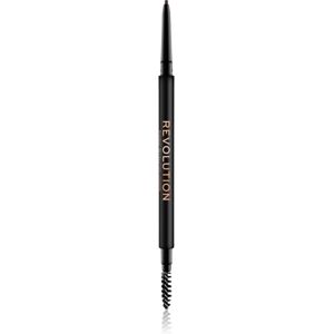 Makeup Revolution Precise Brow Pencil precise eyebrow pencil with brush shade Medium Brown 0.05 g