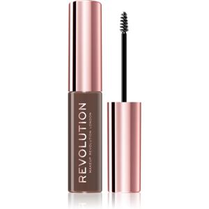 Makeup Revolution Brow Fixer eyebrow gel shade Medium Brown 6 ml