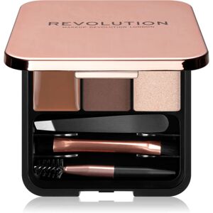 Makeup Revolution Brow Sculpt Kit perfect eyebrows kit shade Medium 2.2 g