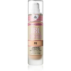 Makeup Revolution IRL Filter long-lasting mattifying foundation shade F8 23 ml