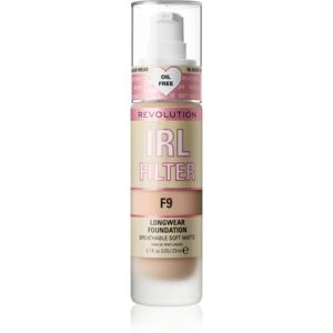 Makeup Revolution IRL Filter long-lasting mattifying foundation shade F9 23 ml