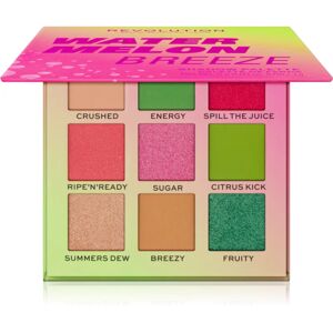 Makeup Revolution Hot Shot Watermelon Eyeshadow Palette Shade Breeze 9 g