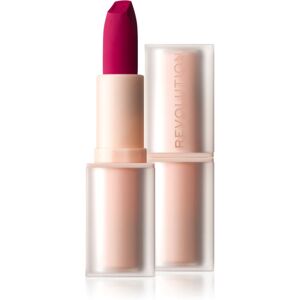 Makeup Revolution Lip Allure Soft Satin Lipstick creamy lipstick with satin finish shade Material Girl Wine 3,2 g