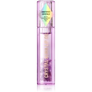Makeup Revolution Crystal Aura lip oil with nourishing and moisturising effect shade Amethyst Lavender 2,5 ml