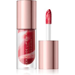 Makeup Revolution Festive Allure shimmering lip gloss shade Out Out Red 4,5 ml