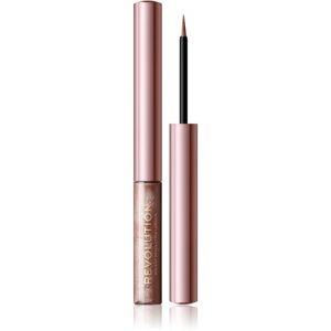 Makeup Revolution Super Flick liquid eyeliner shade Rose Gold 2,4 ml