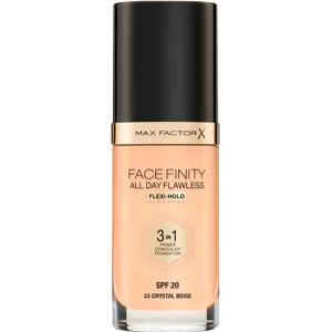 Max Factor Facefinity All Day Flawless long-lasting foundation SPF 20 shade 33 Crystal Beige 30 ml