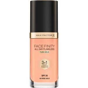 Max Factor Facefinity All Day Flawless long-lasting foundation SPF 20 shade 64 Rose Gold 30 ml