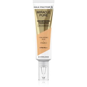 Max Factor Miracle Pure Skin long-lasting foundation SPF 30 shade 33 Crystal Beige 30 ml