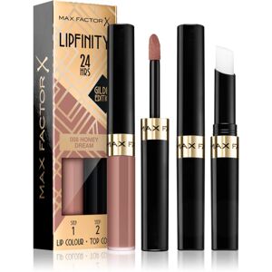 Max Factor Lipfinity Gilded Edition long-lasting lipstick with balm shade 008 Honey Dream 4,2 g