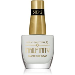 Max Factor Nailfinity Matte Top Coat gel top coat with matt effect shade 101 Velvet Curtain 12 ml