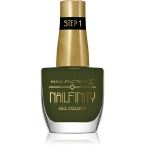 Max Factor Nailfinity Gel Colour gel nail polish without UV/LED sealing shade 595 Green Room 12 ml