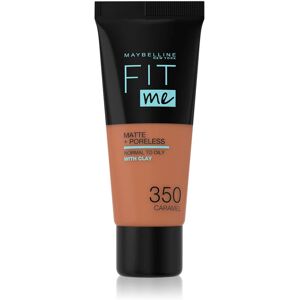 Maybelline Fit Me! Matte+Poreless mattifying foundation for normal to oily skin shade 350 Caramel 30 ml