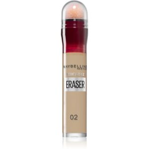 Maybelline Instant Anti Age Eraser liquid concealer with a sponge applicator shade 02 Nude 6,8 ml