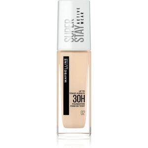 Maybelline SuperStay Active Wear long-lasting foundation for full coverage shade 02 Naked Ivory 30 ml