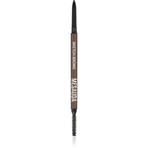 Mesauda Milano Sketch Brows automatic brow pencil with brush shade 103 Auburn 0,09 g