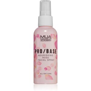 MUA Makeup Academy PRO/BASE Rose makeup setting mist with rose water 70 ml