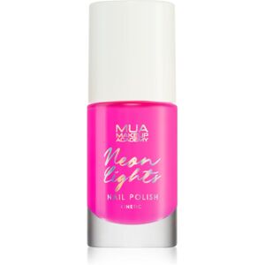 MUA Makeup Academy Neon Lights neon nail polish shade Kinetic 8 ml