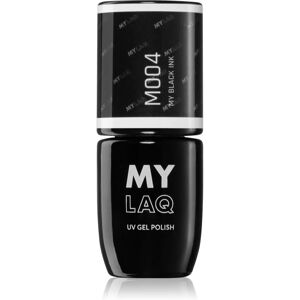 MYLAQ UV Gel Polish gel nail polish shade My Black Ink 5 ml