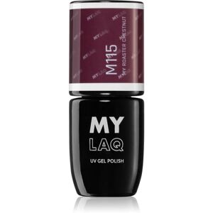 MYLAQ UV Gel Polish gel nail polish shade My Roaster Chestnut 5 ml