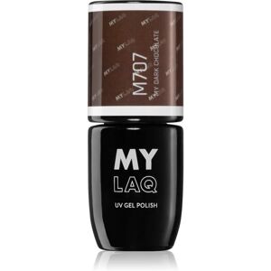 MYLAQ UV Gel Polish gel nail polish shade My Dark Chocolate 5 ml