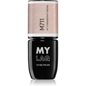 MYLAQ UV Gel Polish gel nail polish shade My Strawberry Mocha 5 ml