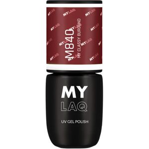 MYLAQ UV Gel Polish gel nail polish shade My Classy Burgundy 5 ml