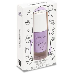 Nailmatic Kids nail polish for children shade Piglou - lilac glitter 8 ml