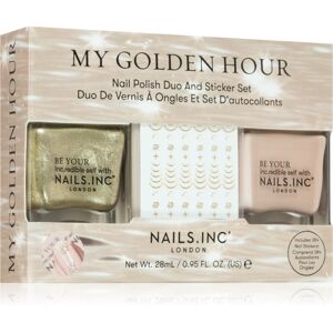 Nails Inc. My Golden Hour nail polish set