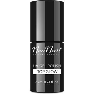 NEONAIL Top Glow gel top coat shade Glow Silver 7,2 ml