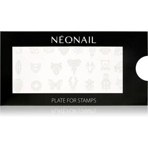 NEONAIL Stamping Plate stencils for nails type 02 1 pc