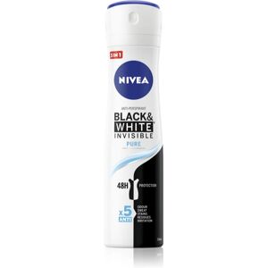 NIVEA Invisible Black & White Pure antiperspirant deodorant that prevents white and yellow stains 150 ml