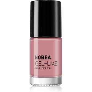 NOBEA Day-to-Day Gel-like Nail Polish gel-effect nail polish shade Timid pink #N04 6 ml