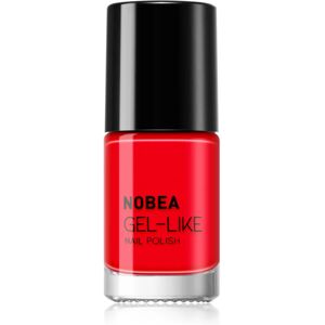 NOBEA Day-to-Day Gel-like Nail Polish gel-effect nail polish shade Ladybug red #N08 6 ml