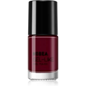 NOBEA Day-to-Day Gel-like Nail Polish gel-effect nail polish shade Dark cherry #N09 6 ml