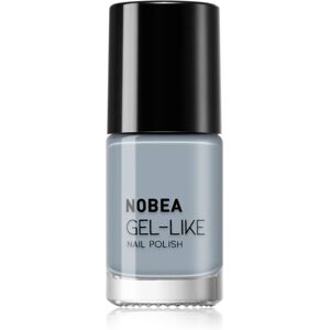 NOBEA Day-to-Day Gel-like Nail Polish gel-effect nail polish shade Cloudy grey #N10 6 ml