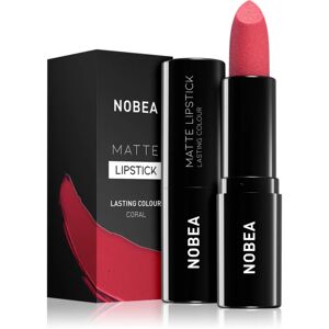 NOBEA Day-to-Day Matte Lipstick matt lipstick shade Coral #M17 3 g