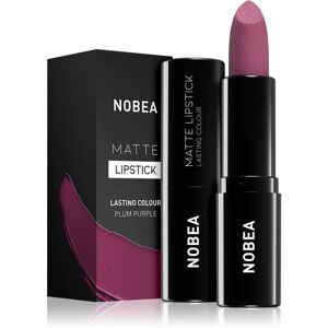 NOBEA Day-to-Day Matte Lipstick matt lipstick shade Plum purple #M15 3 g