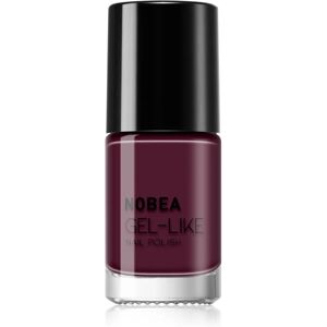 NOBEA Day-to-Day Gel-like Nail Polish gel-effect nail polish shade Maroon red #N46 6 ml